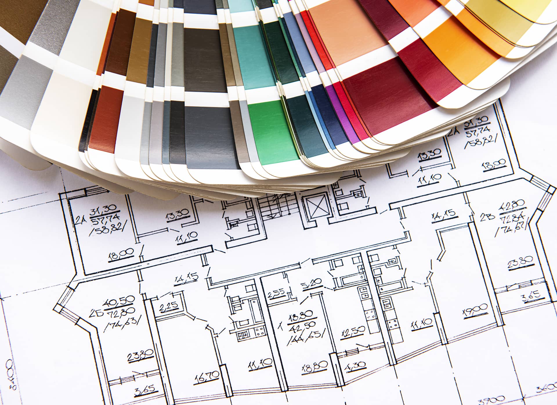 Paleta de colores en interiorismo